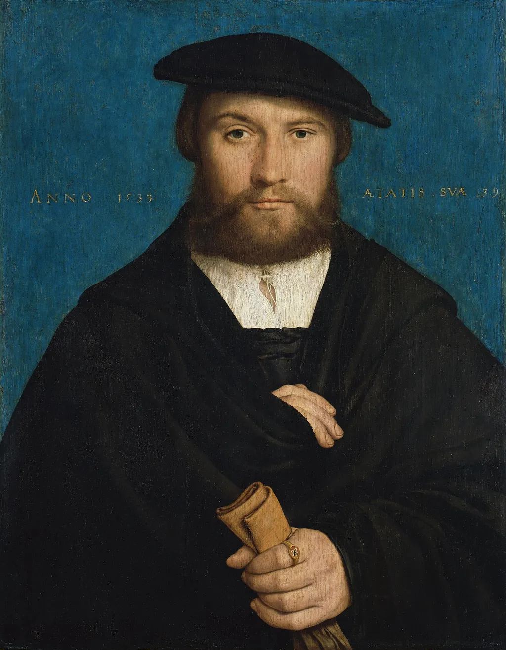Hermann Hillebrandt de Wedigh, by Hans Holbein the Younger, oil, 1533