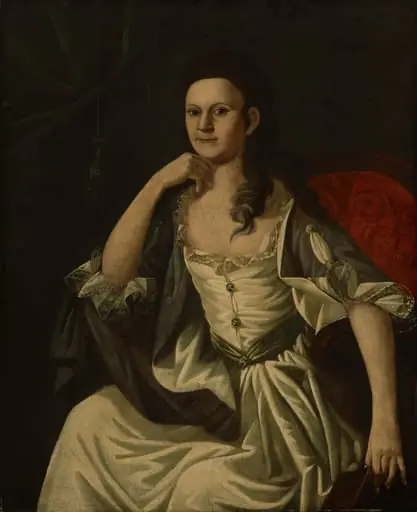 Jane Cutler Doane, oil, 1783