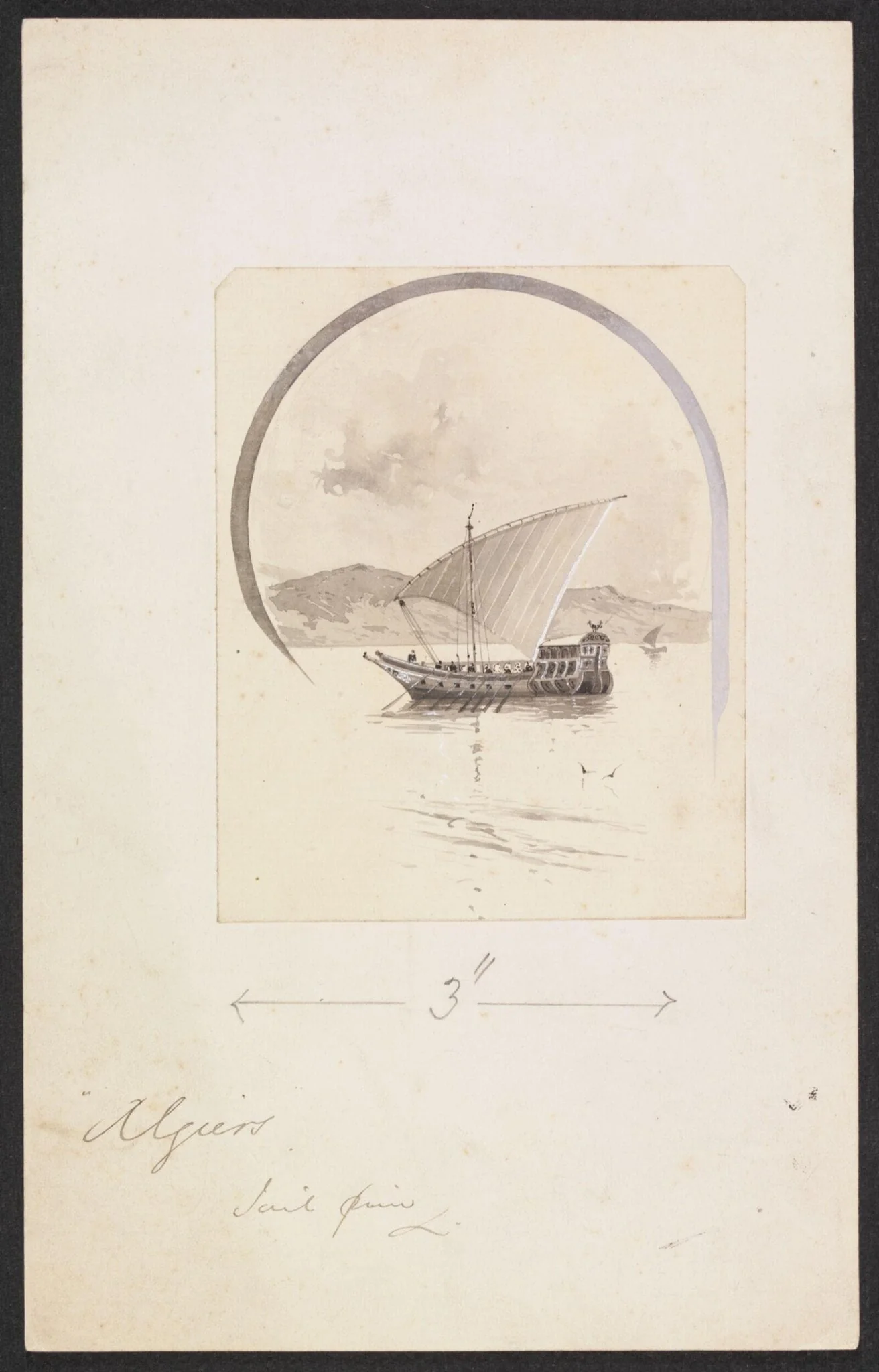 Algiers Sail [...], detail