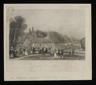 The Pleasure Gardens at Beulah Spa, by Henry Wallis, 1838