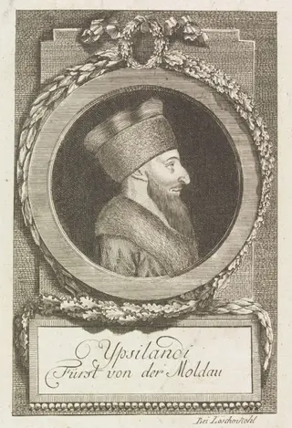 Ypsilandi Fürst von der Moldau, by Johann Hieronymus Löschenkohl, 1750