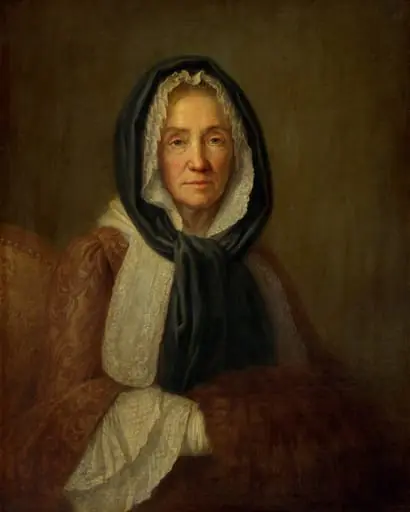 Old Woman with a Muff, oil, 1750