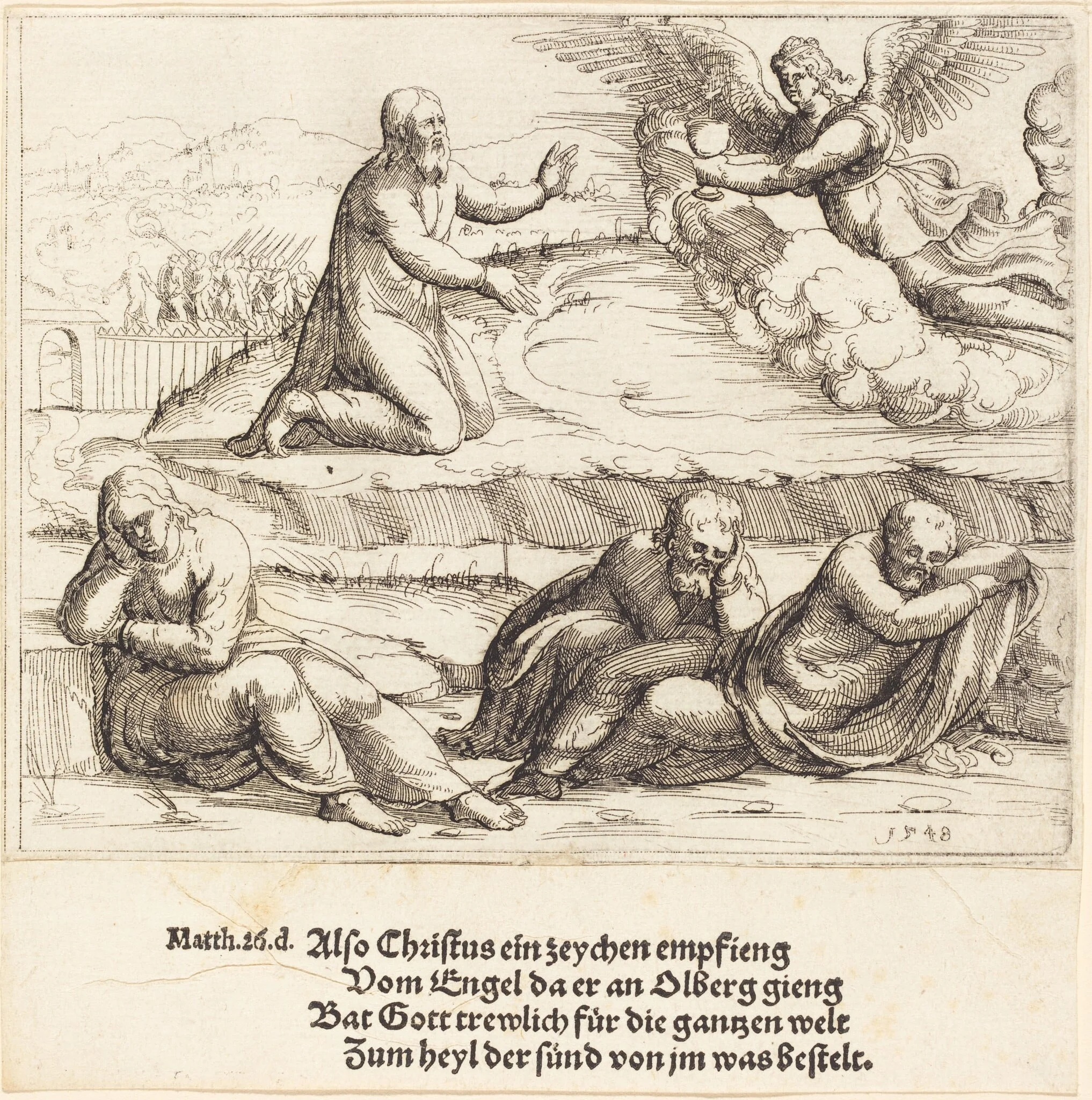 The Agony in the Garden, detail