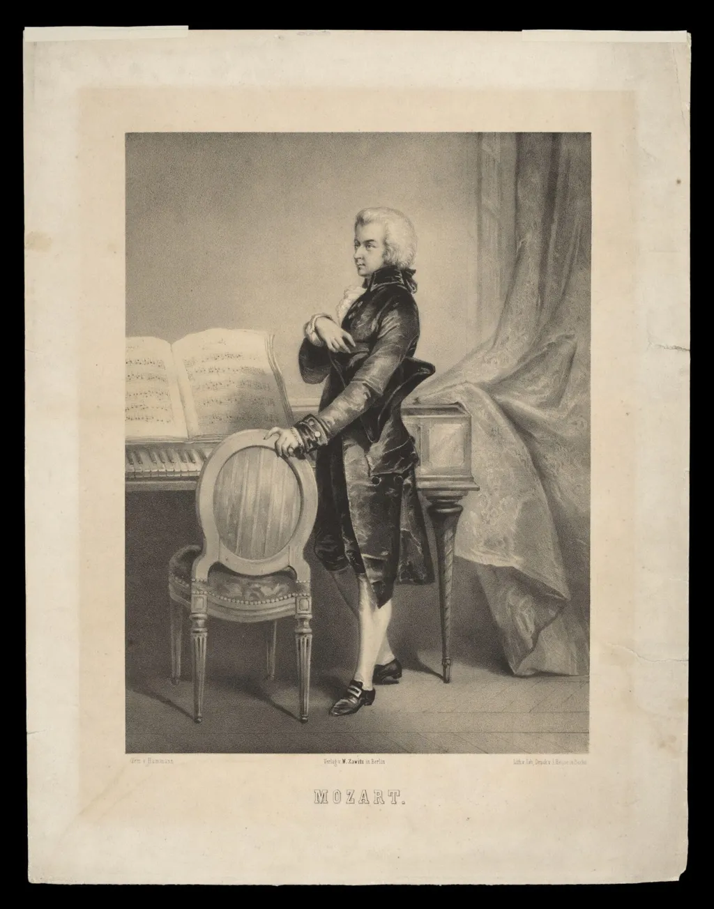 H Beard Print Collection, by Hammann, 1850