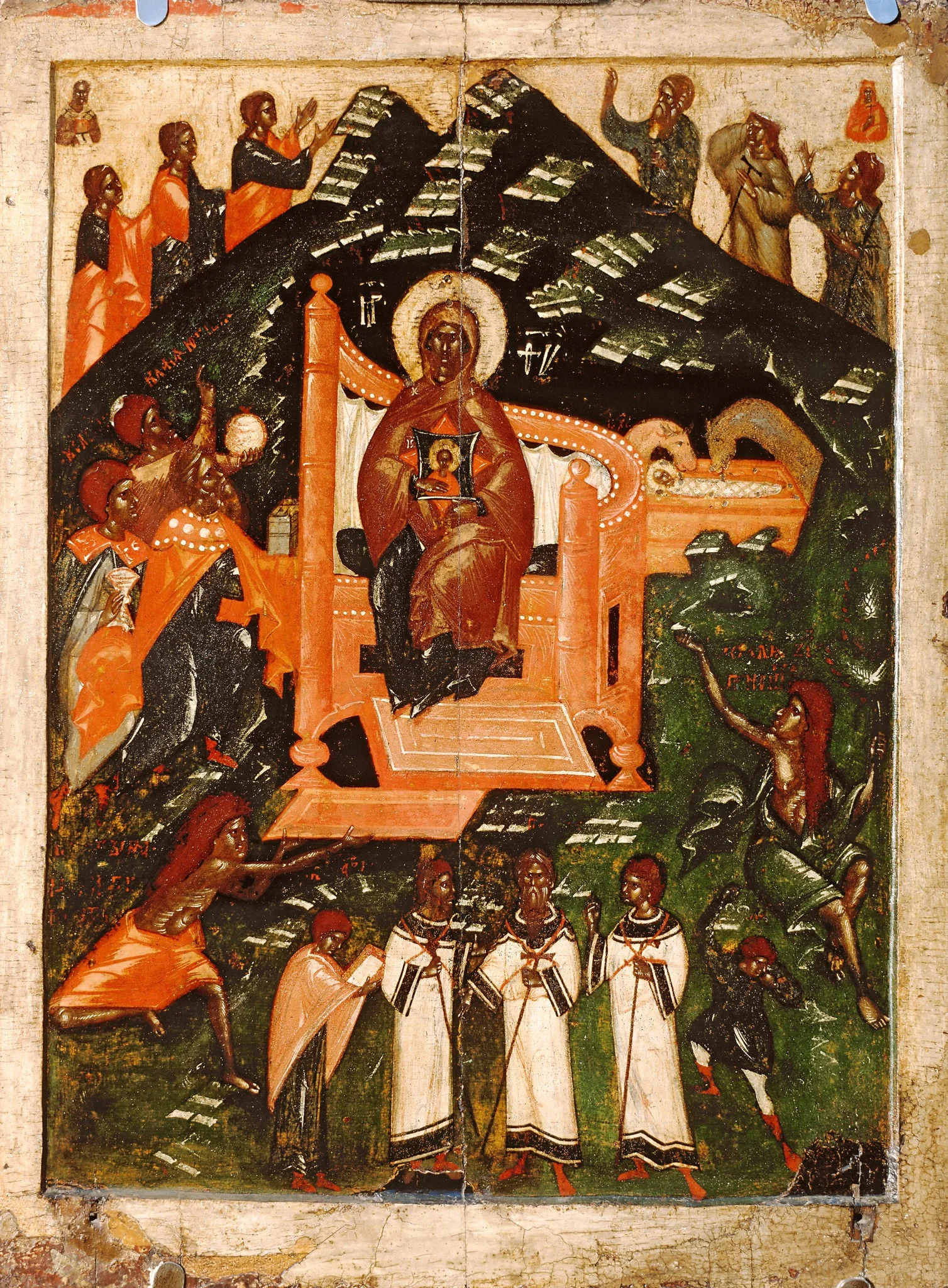 Celebration of Our Lady, detail