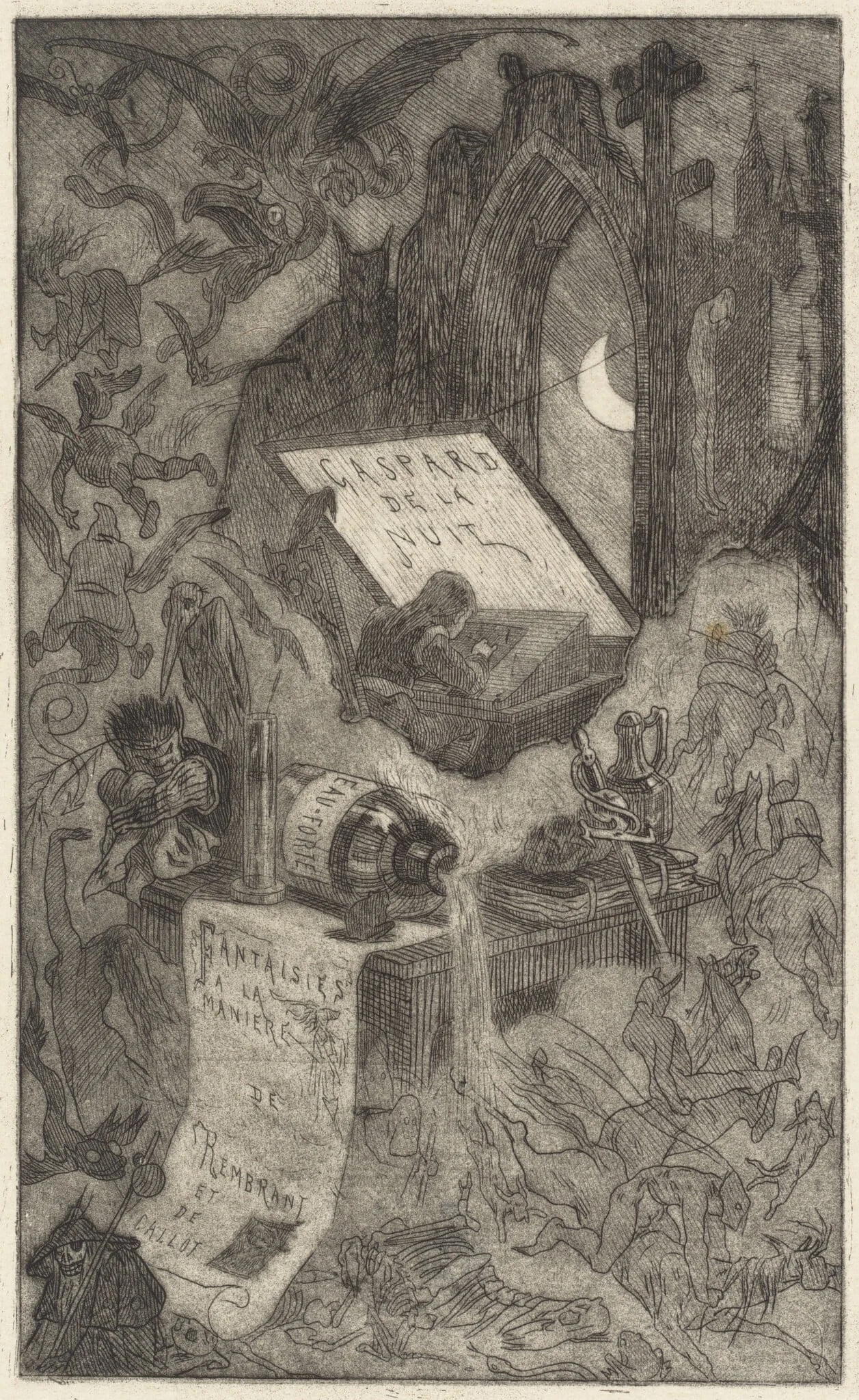 Gaspard de la Nuit, detail