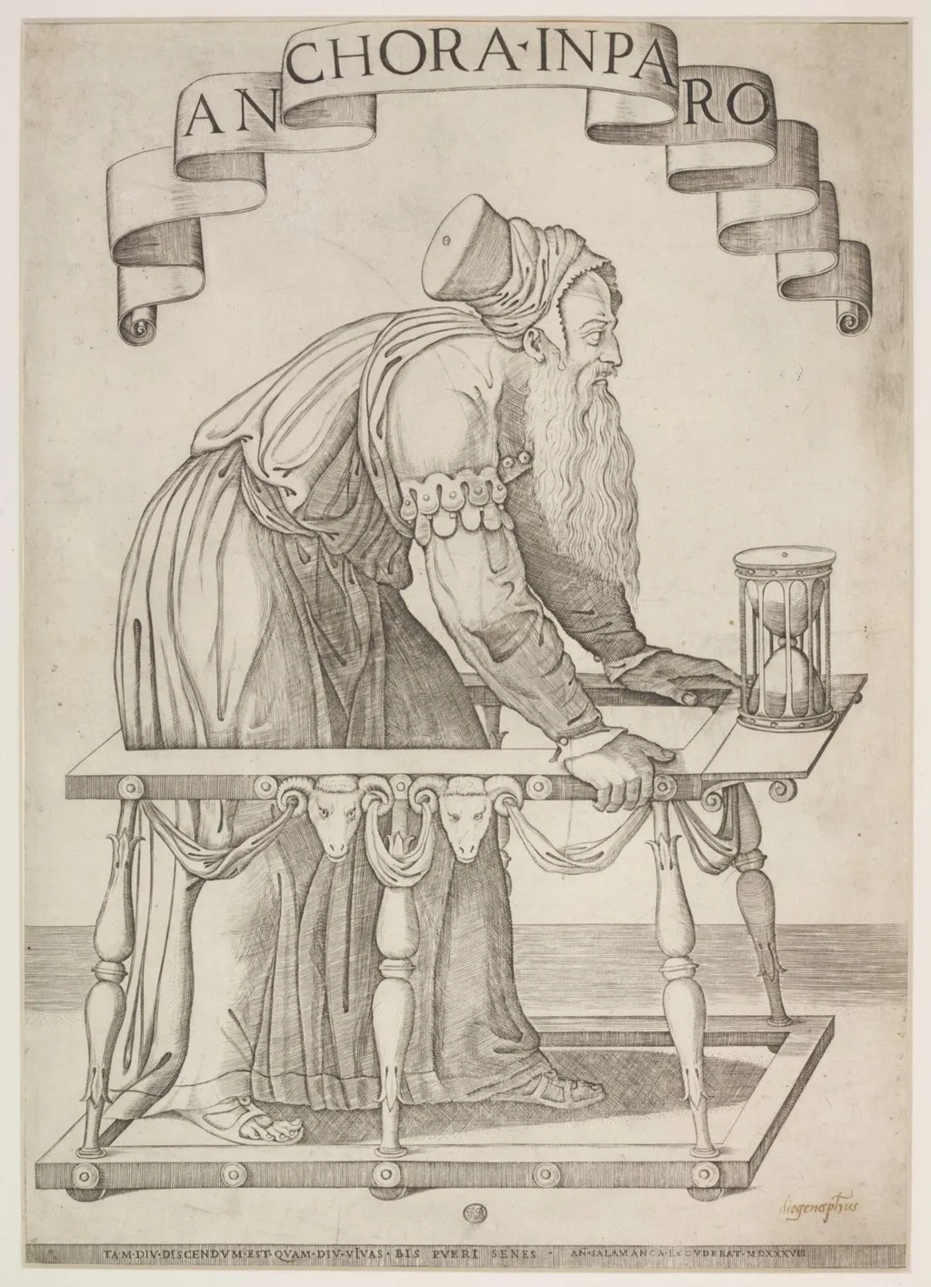 ANCHORA o INPARO, by Marcantonio Raimondi