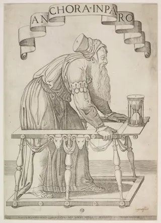 ANCHORA o INPARO, by Marcantonio Raimondi