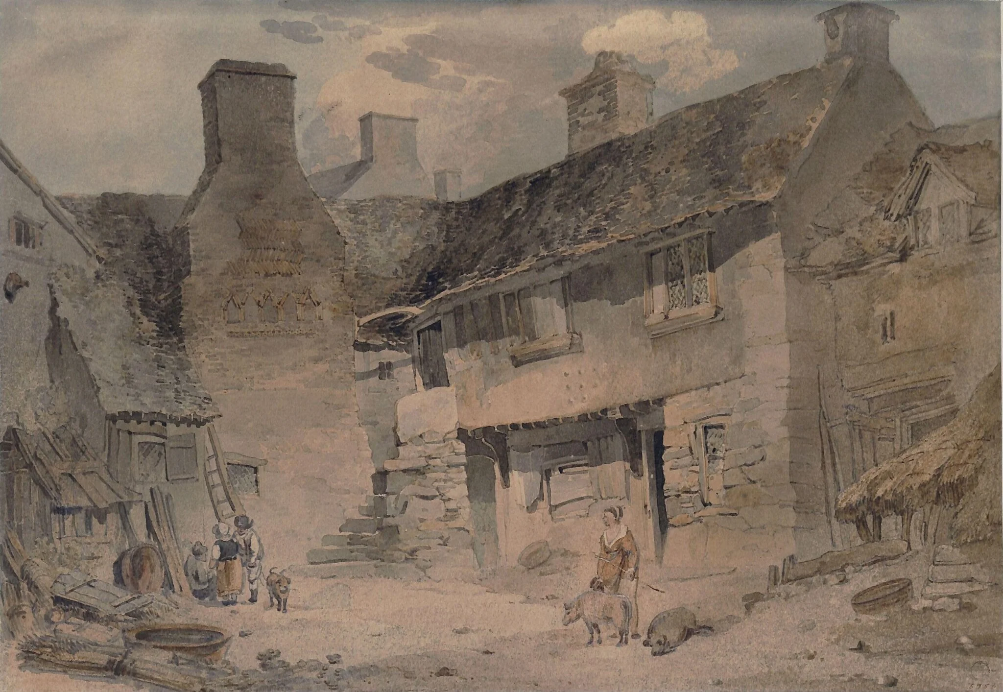 Owen Glendower's Parliament House, Dolgellau, detail