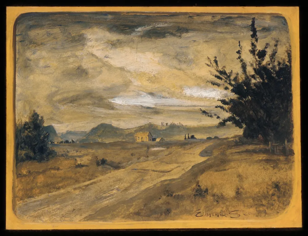 The Haunted House, by Louis Eilshemius, unspecified, 1917