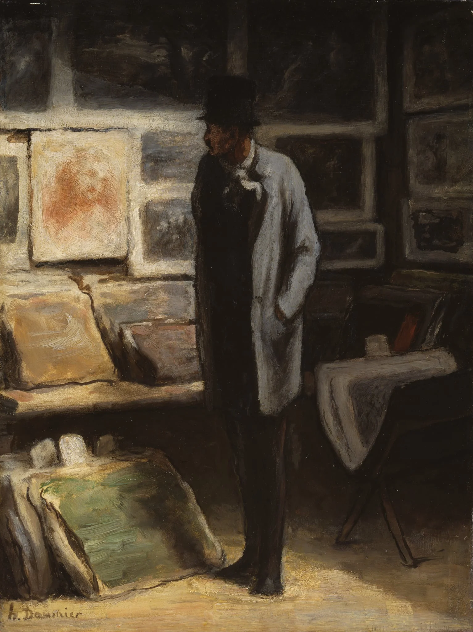 The Print Collector, detail