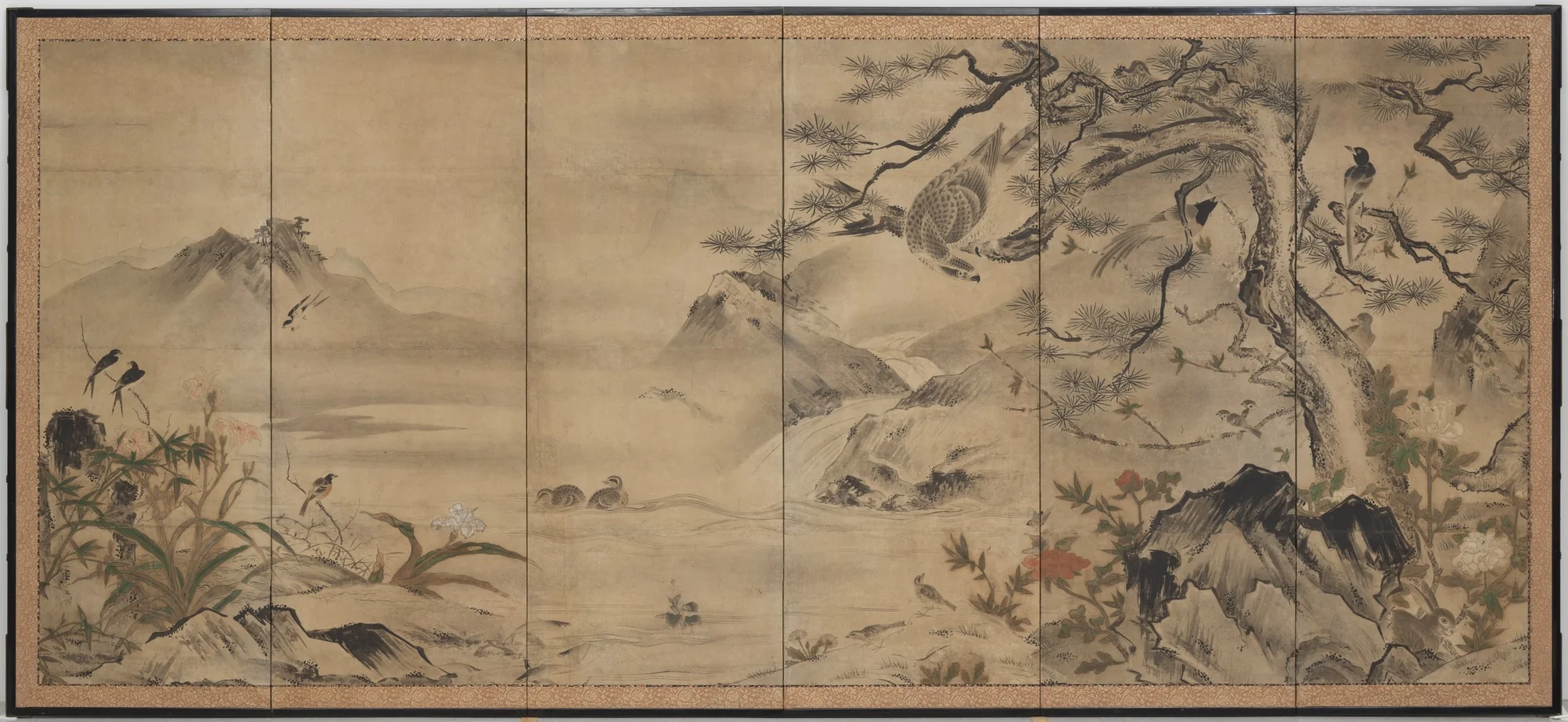 Flowers and Birds, detail