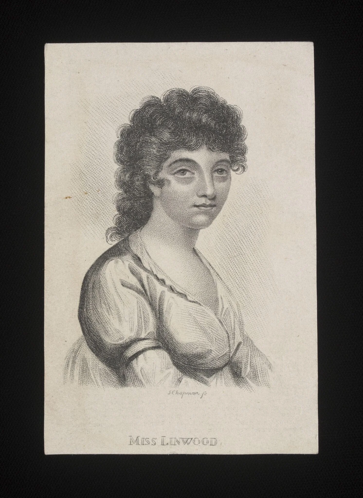 Miss Linwood, detail