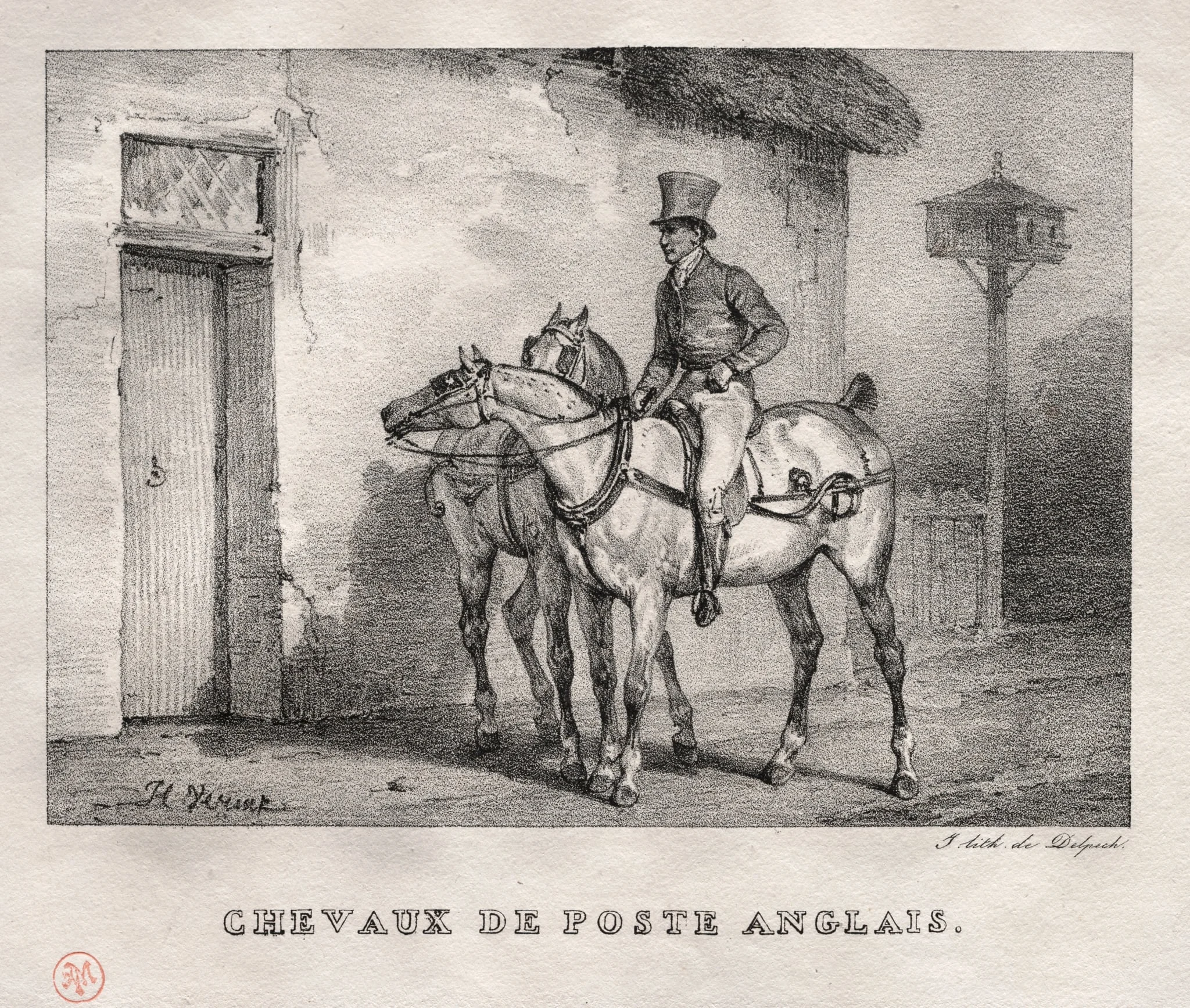 Postal Horses, detail