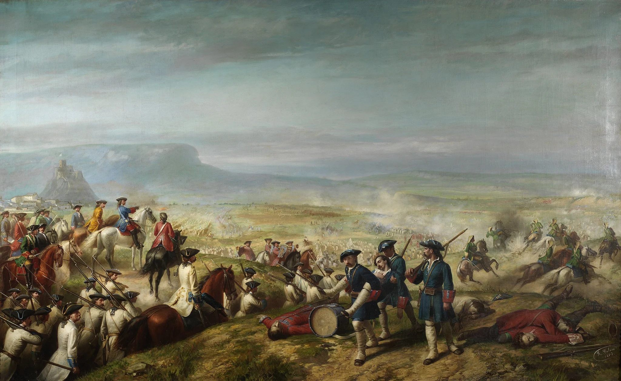 La Batalla de Almansa, detail
