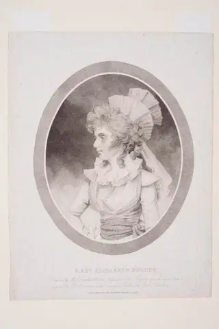 Portrait of Lady Elizabeth Foster, by Caroline Watson, 1788