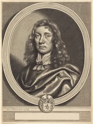Sir Robert Henley, Bart., by William Faithorne, ink, 1654