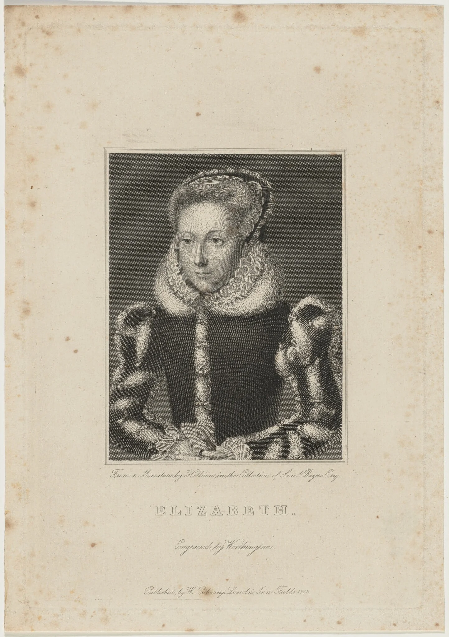 Elizabeth, detail