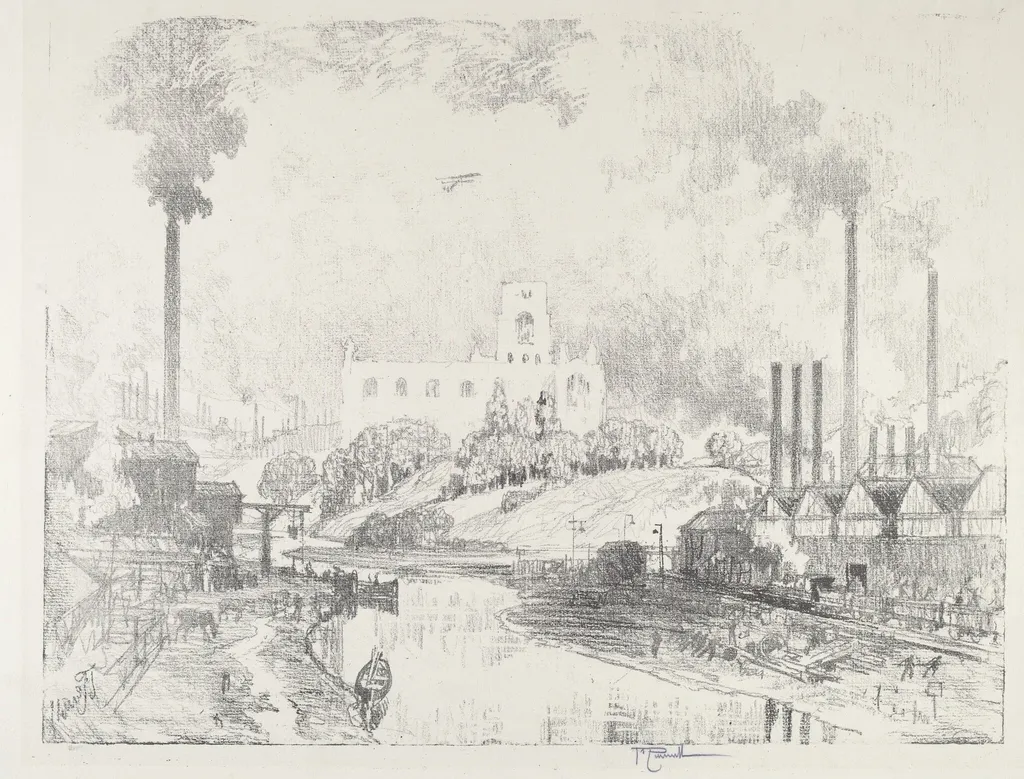 Peace and War, by Joseph Pennell, ink, 1916