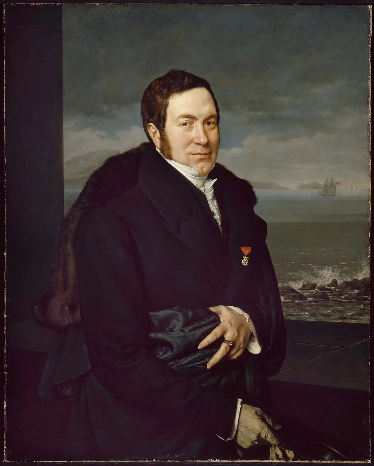 Portrait of a Man (Rosario Persico?), detail