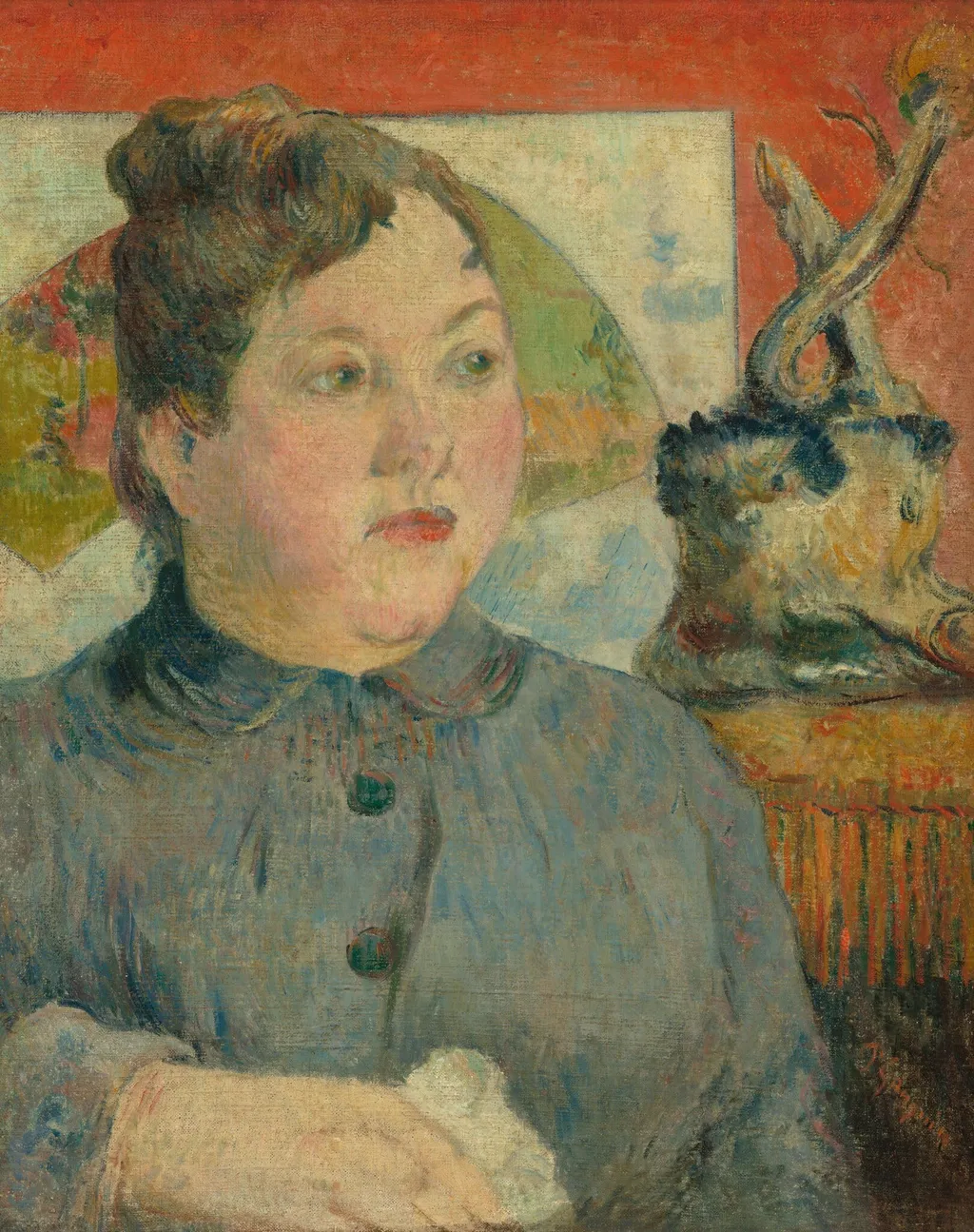 Madame Alexandre Kohler, by Paul Gauguin, oil, 1888