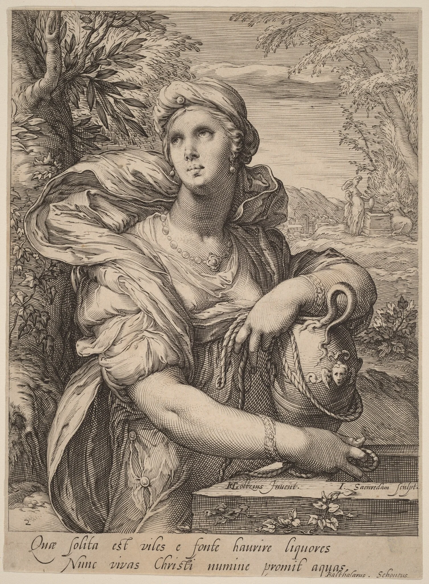 Samarian Woman at the Well, detail
