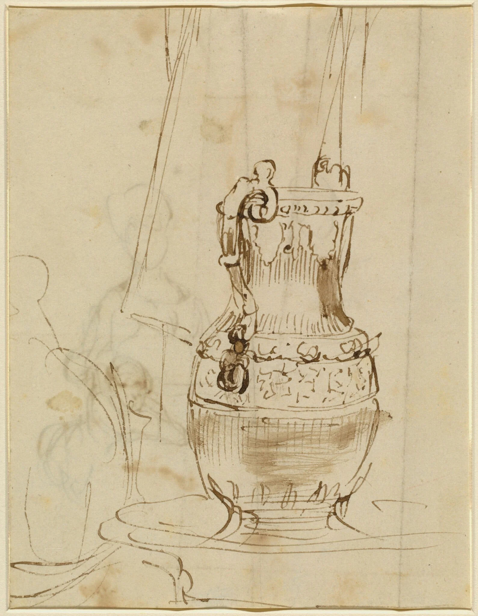An Ornate Ewer [recto], detail