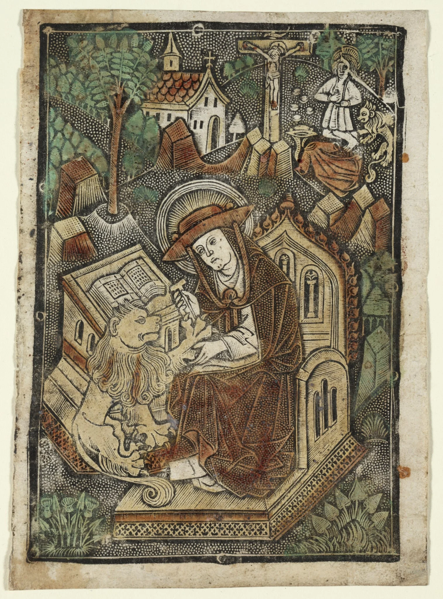 St. Jerome, detail