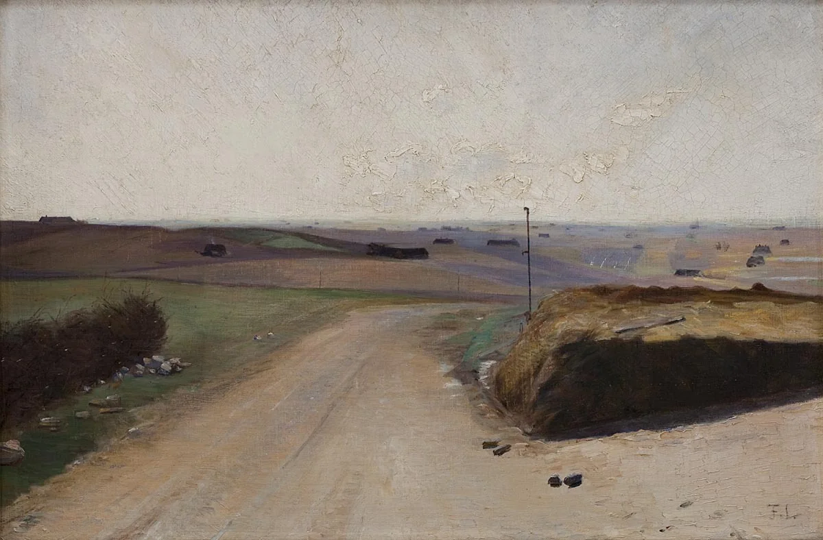A Landscape. The Island of Mors, jutland, detail
