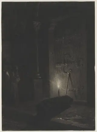 A Funeral, by Jean-Paul Laurens, 1880