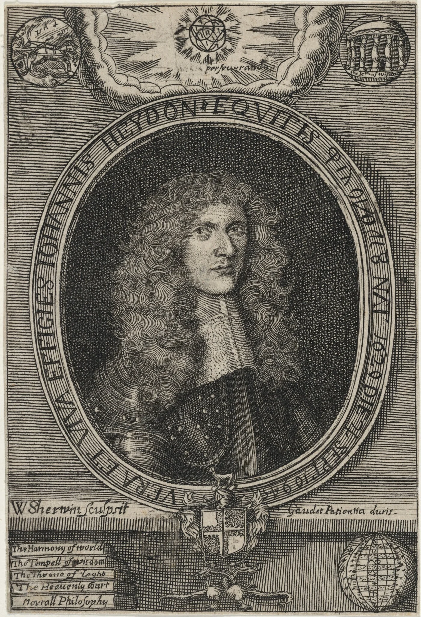 John Heydon, Astrologer and Rosicrucian, detail