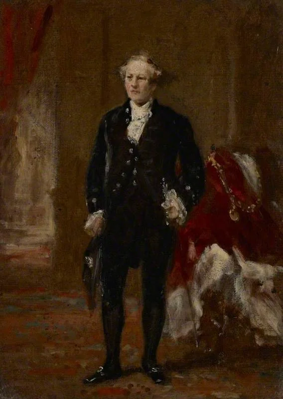 Sir James Bain (1817 - 1898), detail