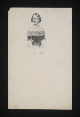 Jenny Lind, by W Harwood, 1850