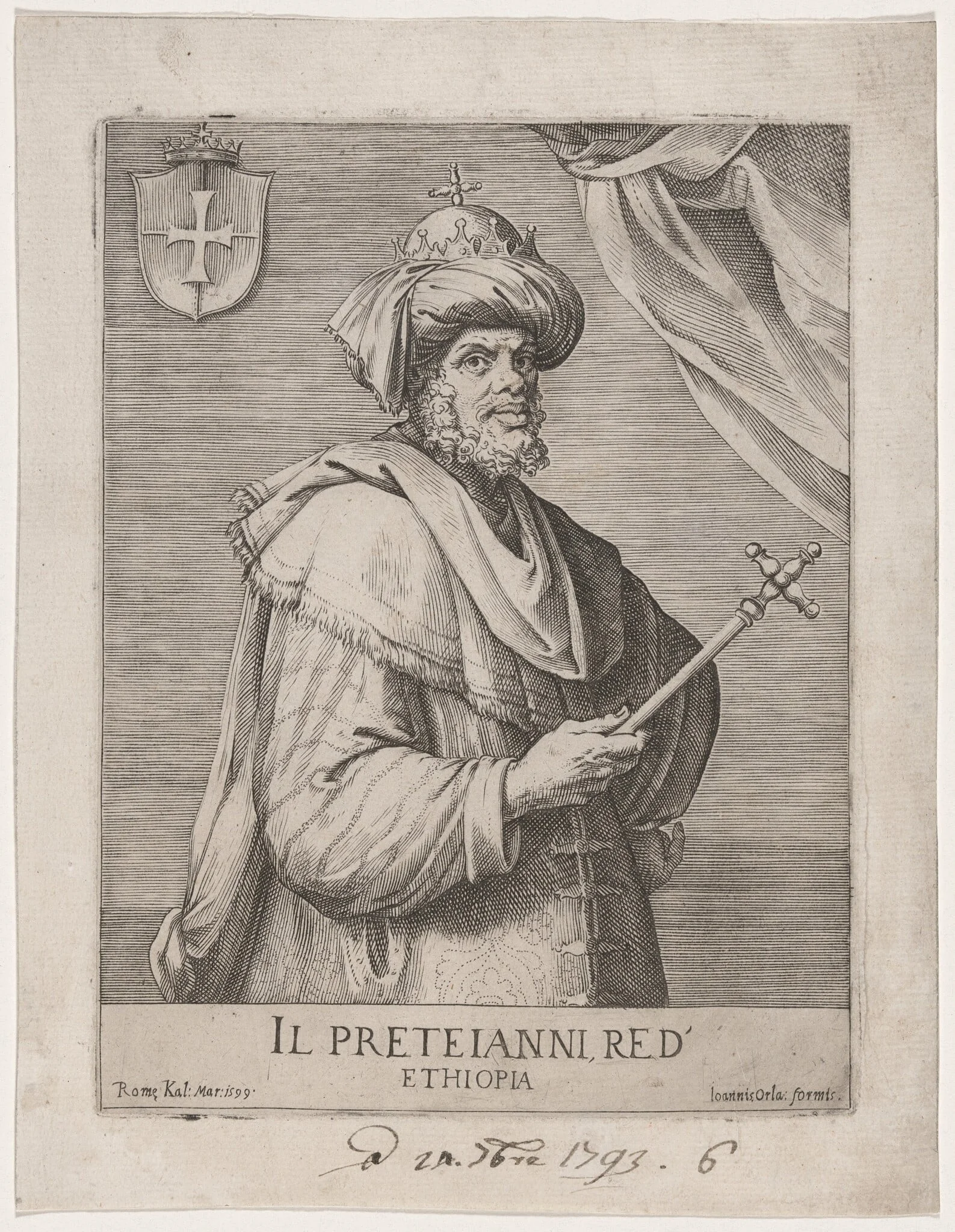Il Prete Ianni, Re d'Ethiopia (Prester John, King of Ethiopia), detail
