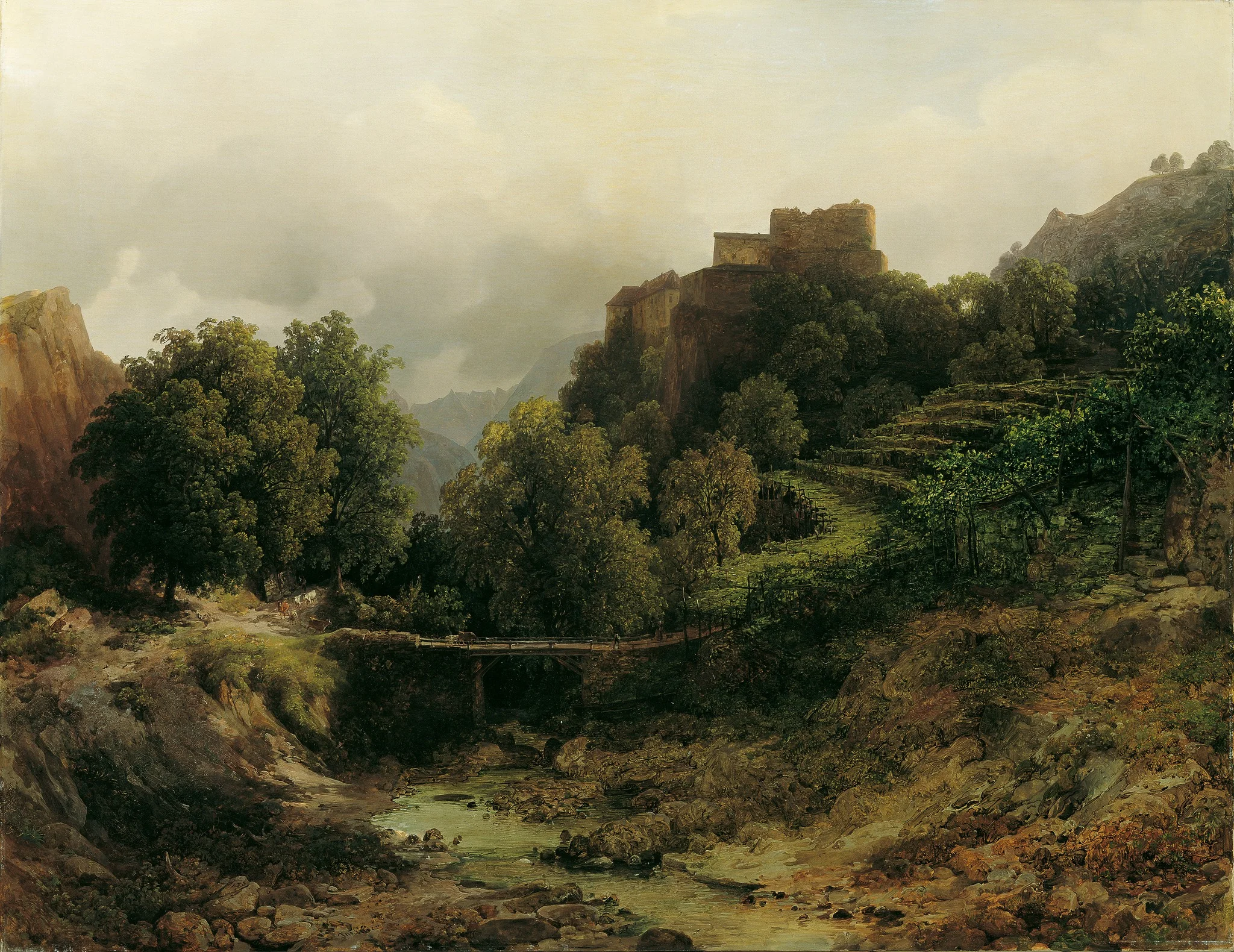 Schloss Tirol bei Meran, detail