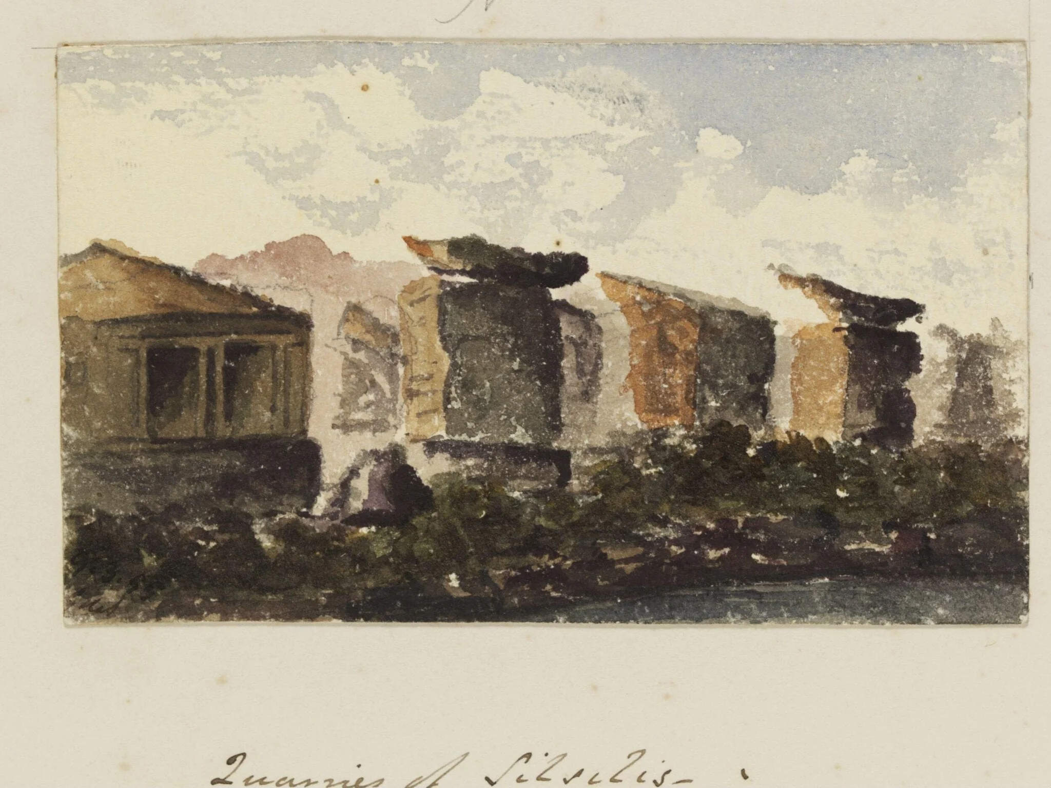 `Quarries of Silsilis - Thebaid', detail