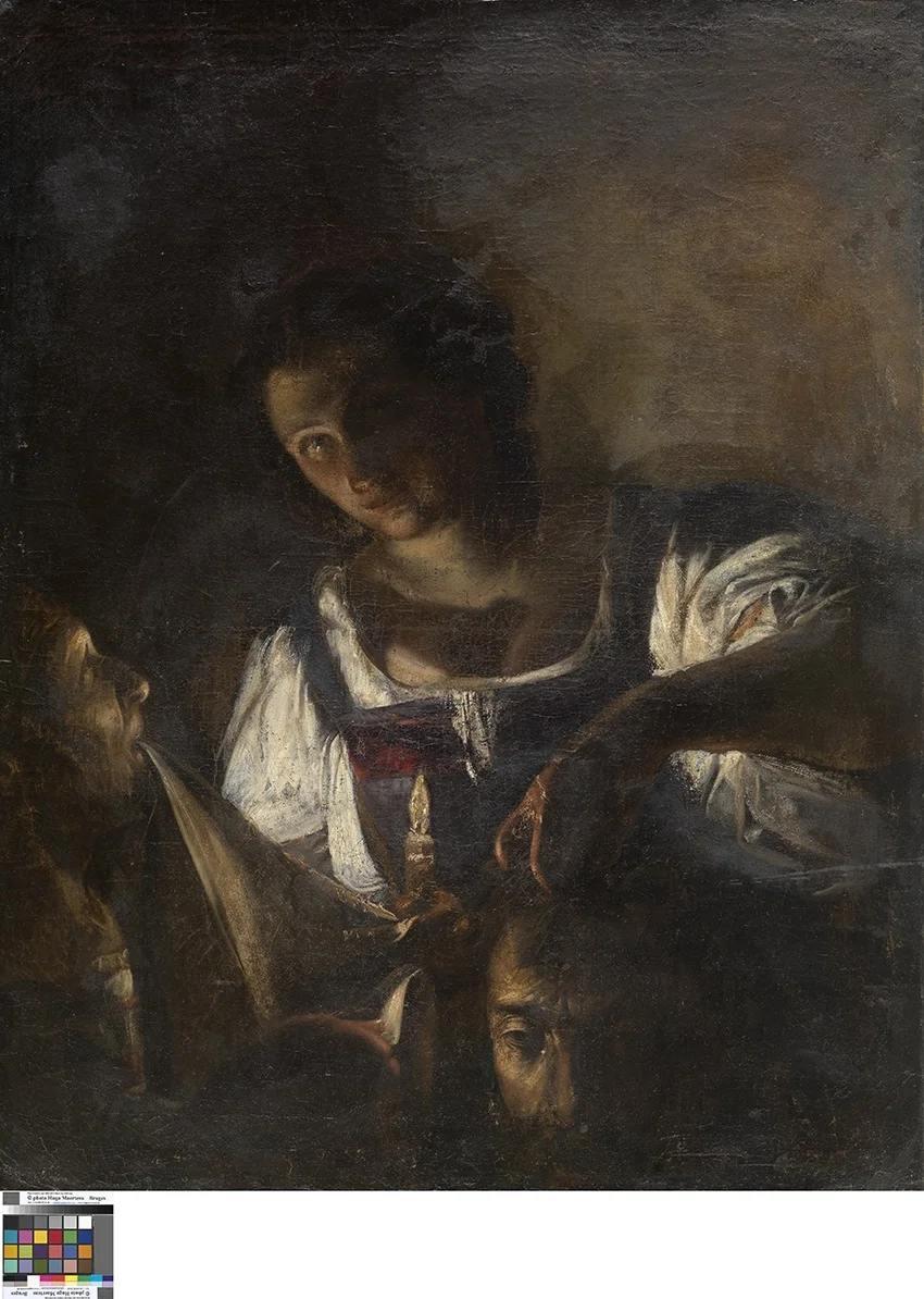 Judith with the head of Holofernes, detail