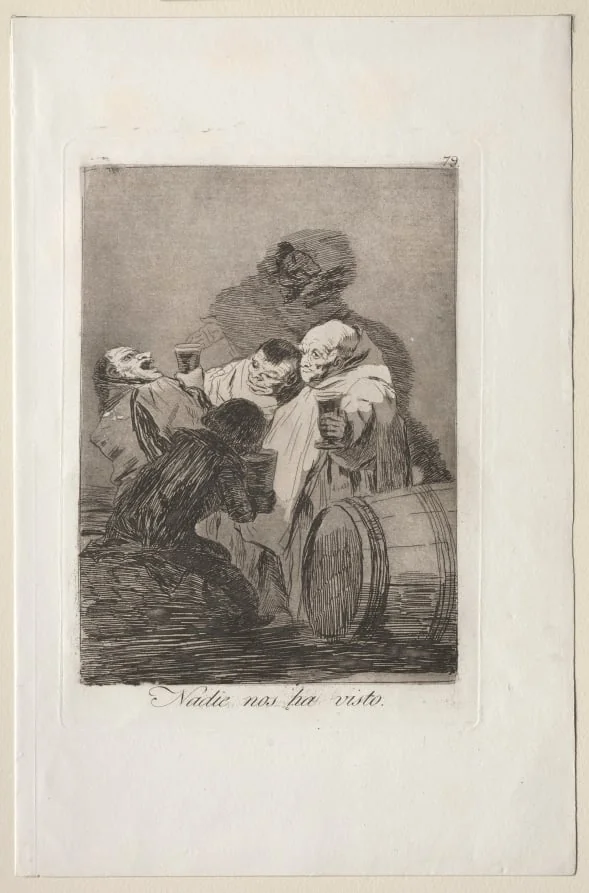 No One has Seen Us, Plate 79, detail