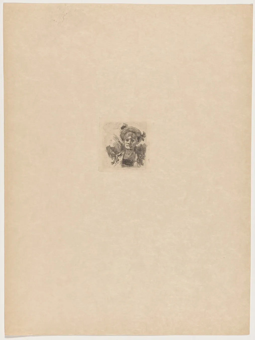 Tesson humain (Human Fragment), by Félicien Rops, ink, 1895