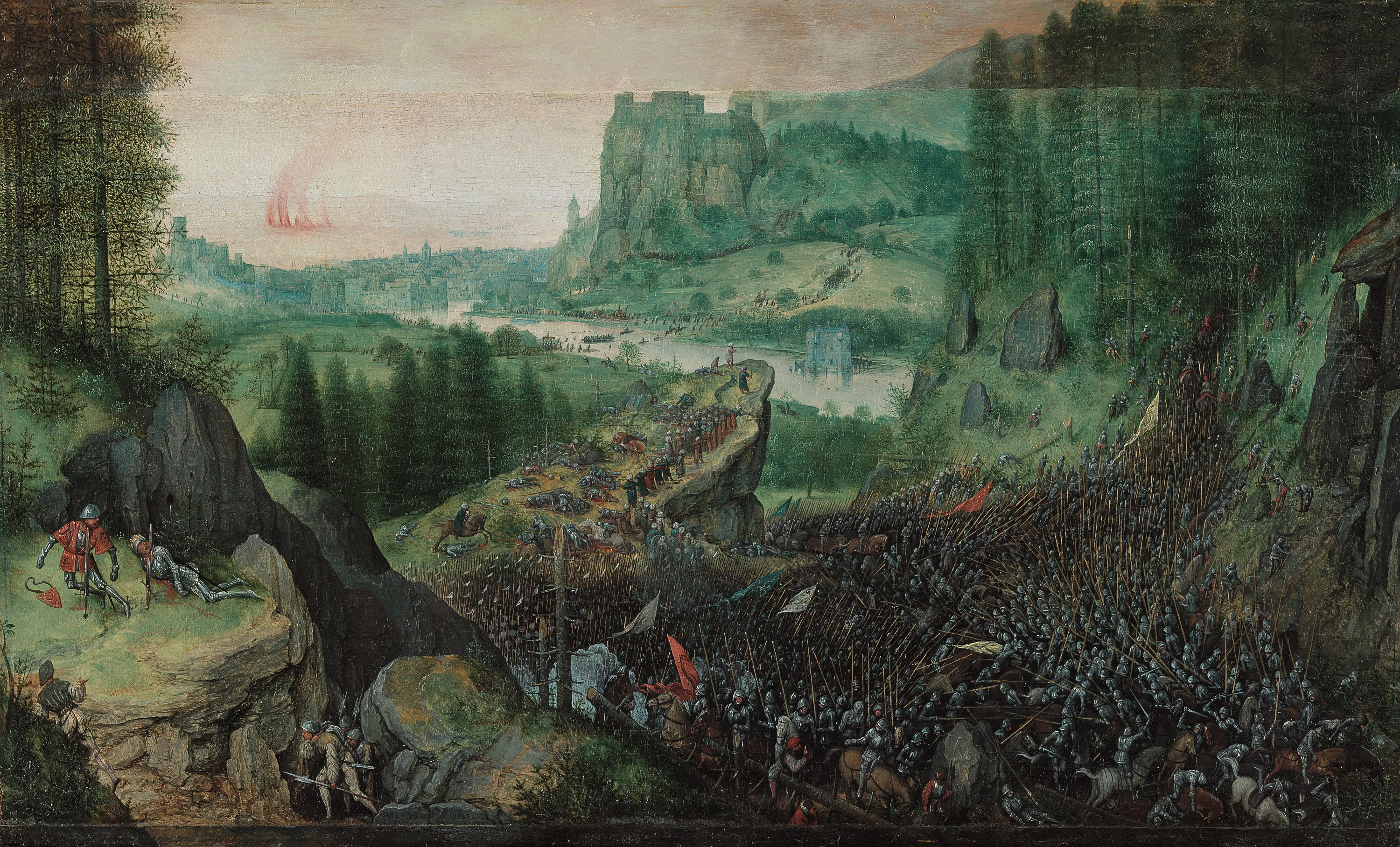 The Suicide of Saul, detail