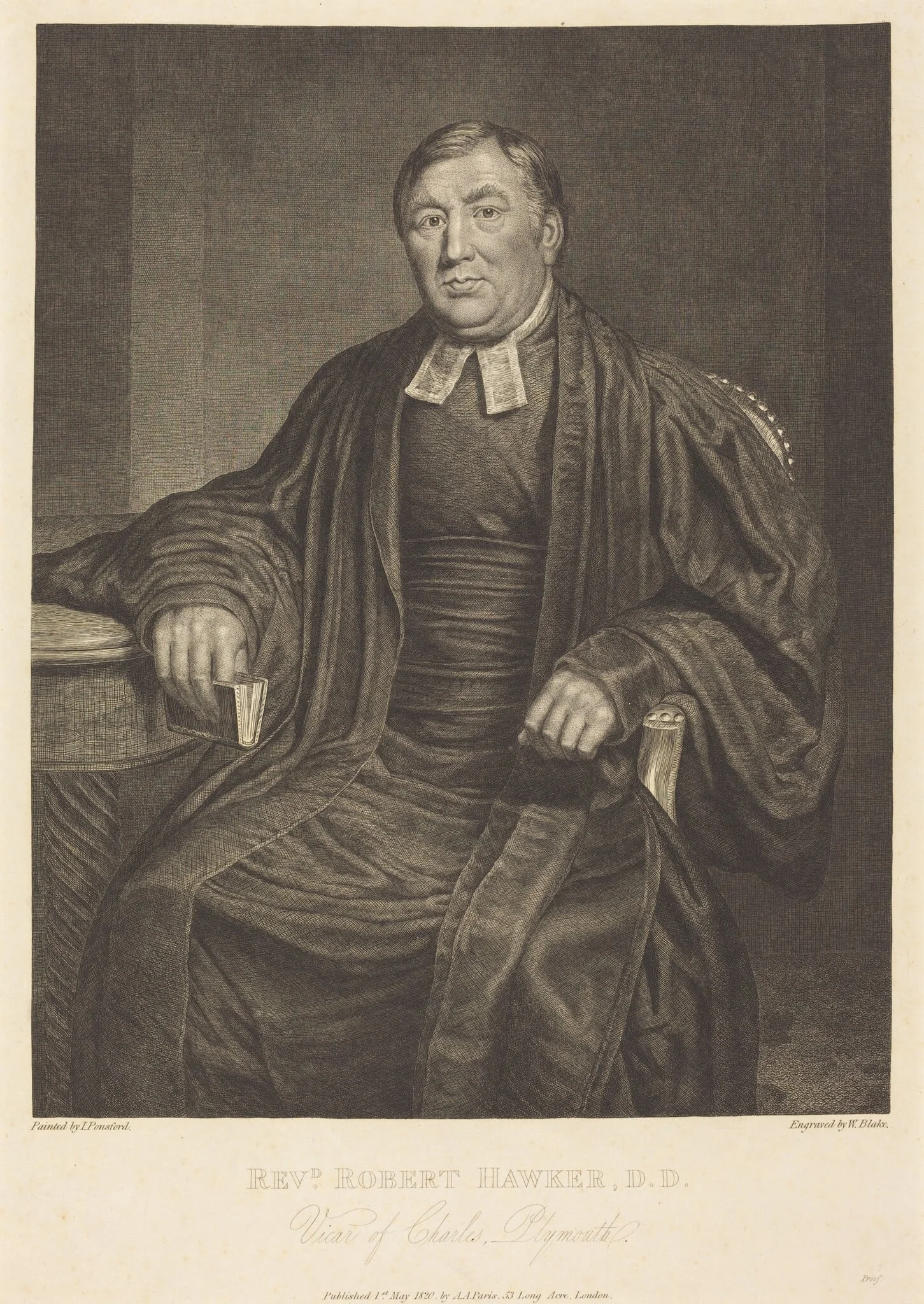 Reverend Robert Hawker, D.D., detail