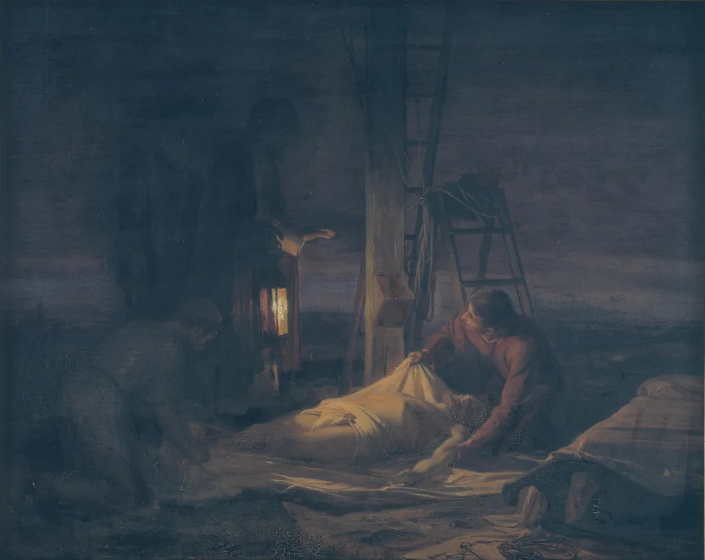 Descent from the Cross, by Carl Bloch, oil