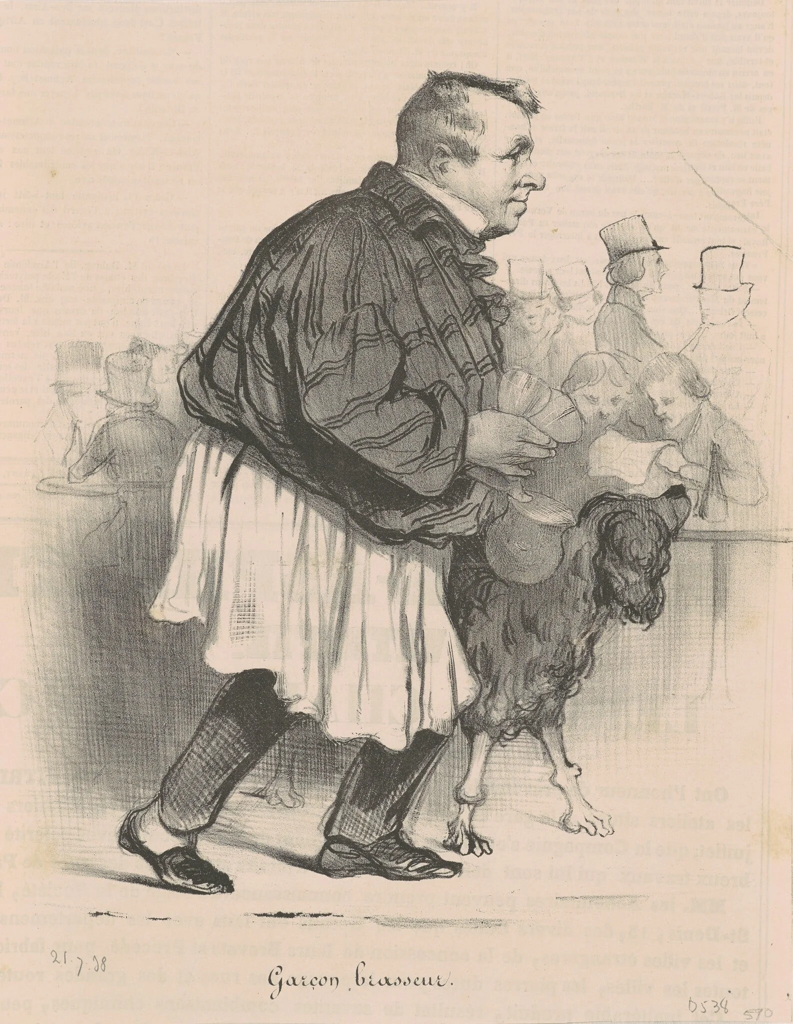 Garçon brasseur..., detail