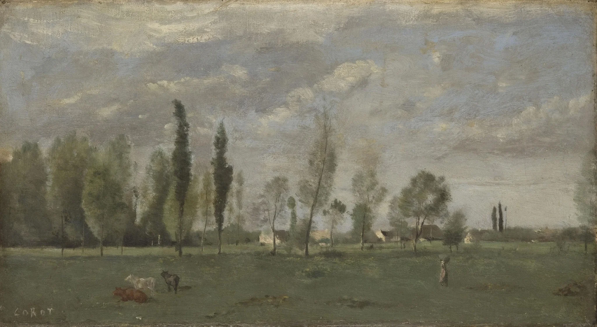 Fields of Saint-Ouen, detail