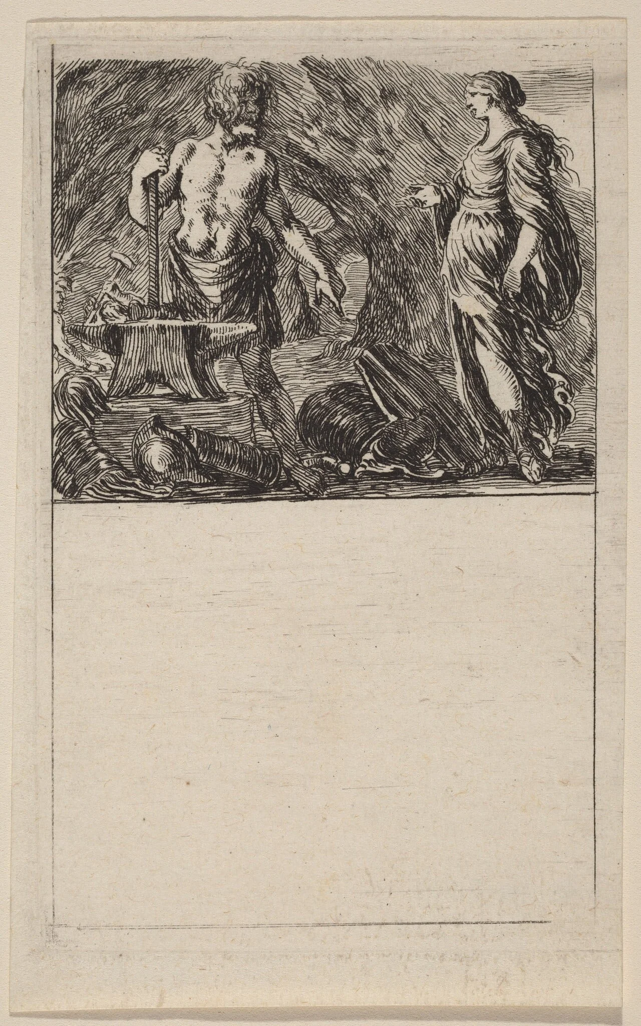 Vulcan and Thetis, detail