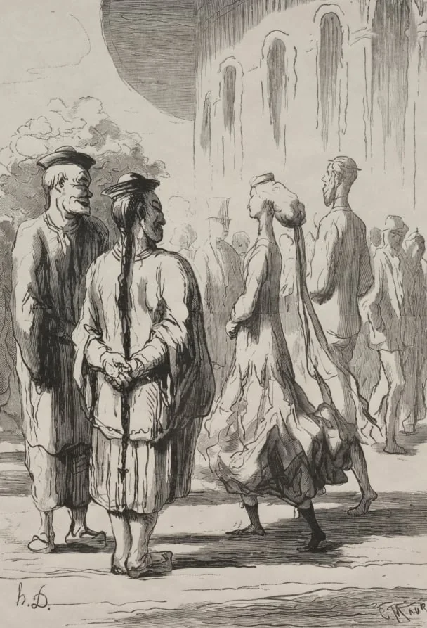 At the Universal Exhibition: Who are the real Chinese?, detail
