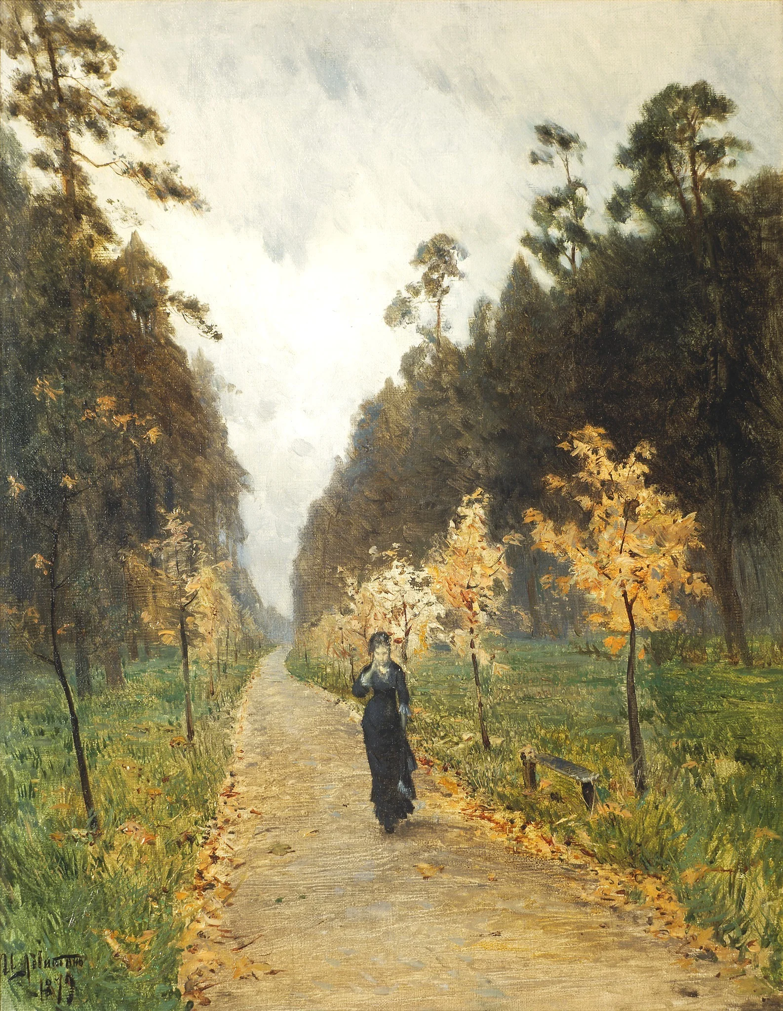 Sokolniki. Autumn, detail