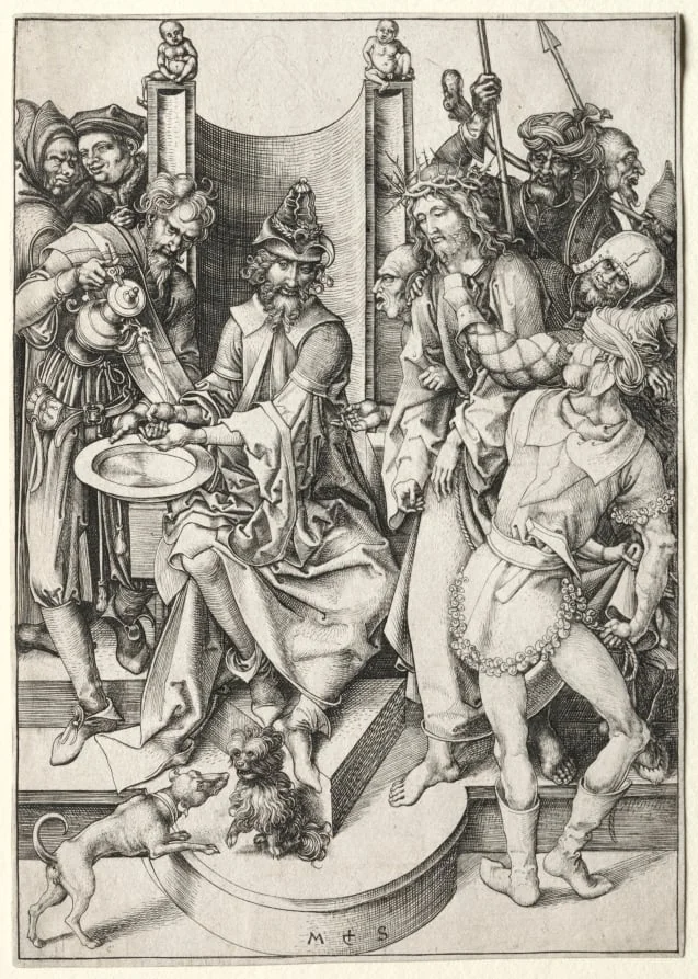 The Passion: Christ Before Pilate, detail