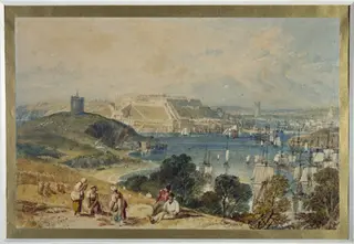 Plymouth, with Mount Batten, by Joseph Mallord William Turner, watercolor, 1816