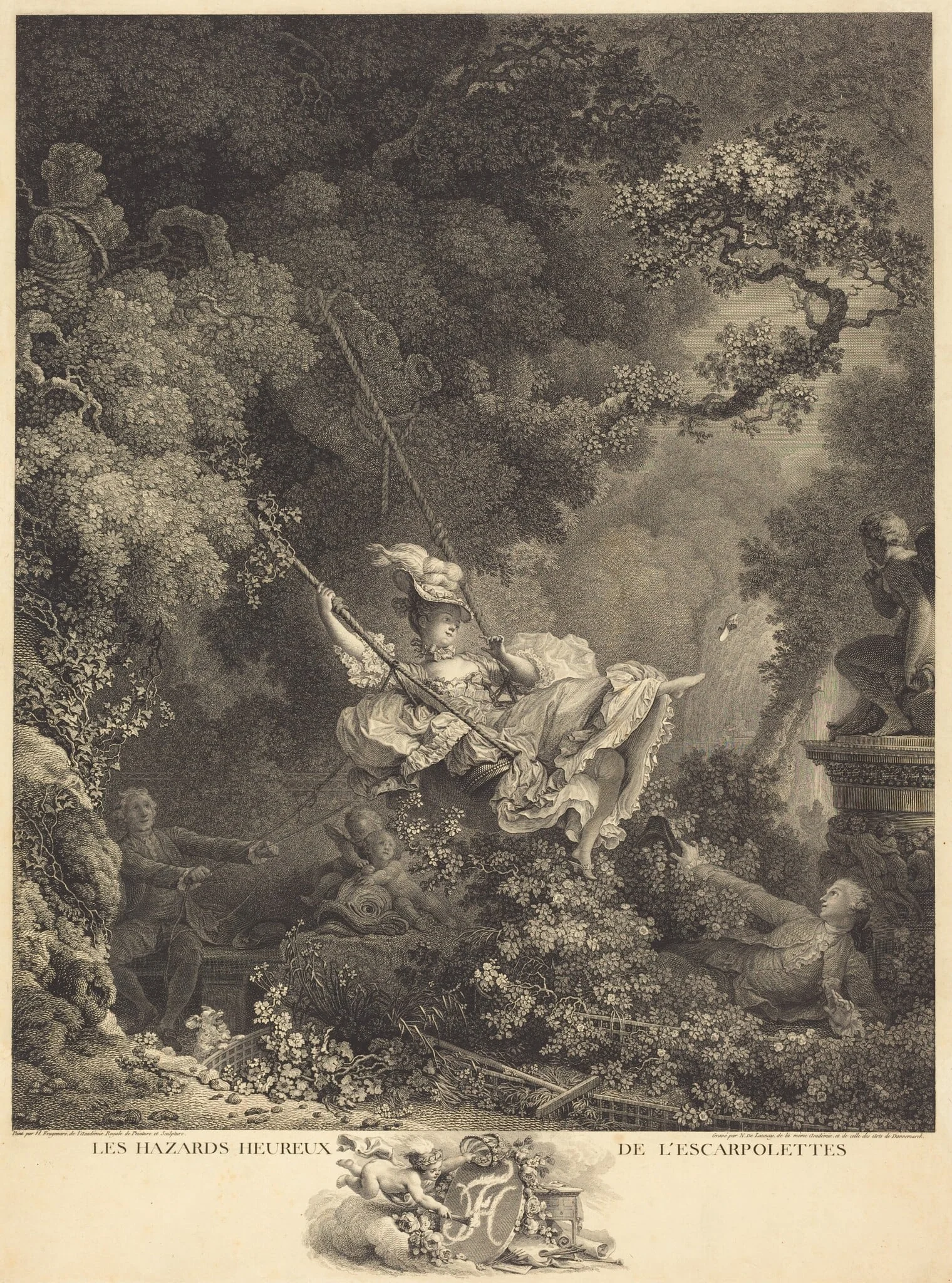 Les Hazards heureux de l'Escarpolettes (The Swing), detail